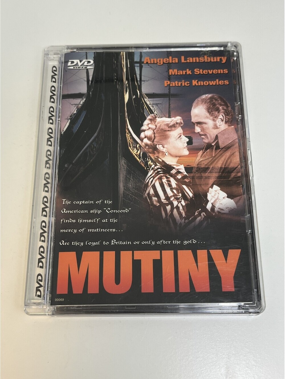 Mutiny DVD 1952 Angela Lansbury Platinum Disc Used